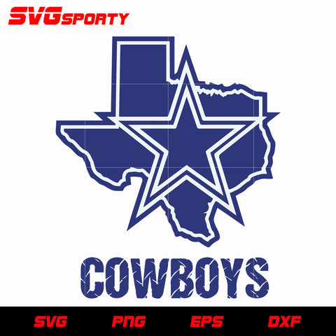 Dallas Cowboys Map svg, nfl svg, eps, dxf,  png, digital file