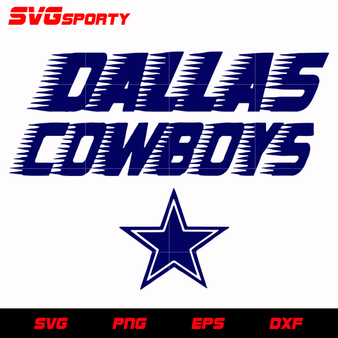 Dallas Cowboys SVG, NFL svg, eps, dxf,  png, digital file