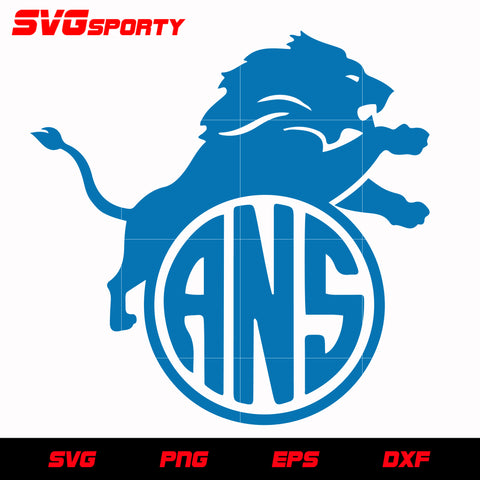 Detroit Lions Logo 3 svg, nfl svg, eps, dxf, png, digital file