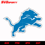 Detroit Lions Mascot Logo svg, nfl svg, eps, dxf, png, digital file