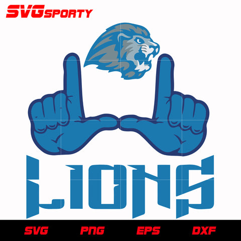 Detroit Lions svg, nfl svg, eps, dxf, png, digital file