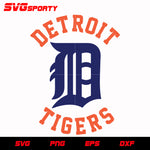 Detroit Tigers Circle Text Logo svg, mlb svg, eps, dxf, png, digital file for cut
