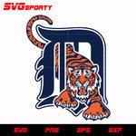 Detroit Tigers Logo svg, mlb svg, eps, dxf, png, digital file for cut