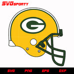 Green Bay Packers Helmet svg, nfl svg, eps, dxf, png, digital file