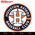 Houston Astros Baseball Club svg, mlb svg, eps, dxf, png, digital file for cut