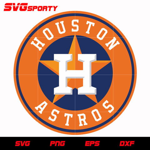 Houston Astros Mlb Svg Cut Files Baseball Clipart Bundle