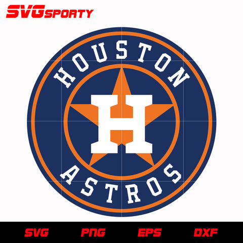 Houston Astros Primary Logo svg, mlb svg, eps, dxf, png, digital file for cut