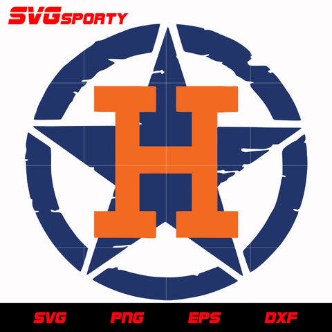 Houston Astros Star Logo svg, mlb svg, eps, dxf, png, digital file for cut