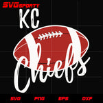 Kansas City Chiefs Ball 2 svg, nfl svg, eps, dxf, png, digital file