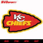 Kansas City Chiefs Logo 2 svg, nfl svg, eps, dxf, png, digital file