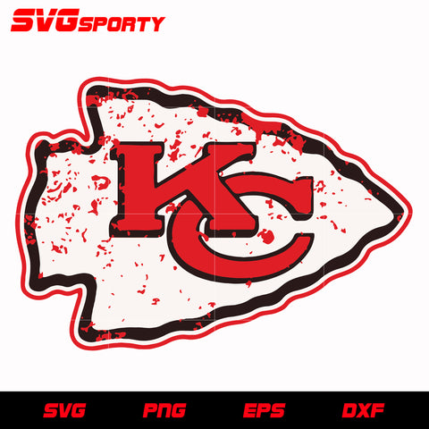 Kansas City Chiefs Logo 3 svg, nfl svg, eps, dxf, png, digital file