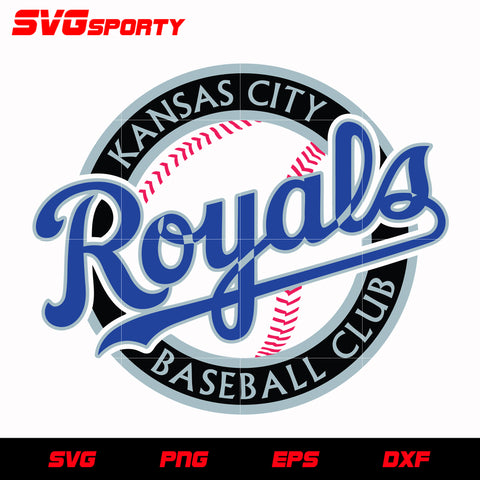 Kansas City Royals Baseball Club 2 svg, mlb svg, eps, dxf, png, digital file for cut