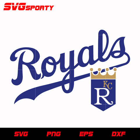 Kansas City Royals Logo svg, mlb svg, eps, dxf, png, digital file for cut
