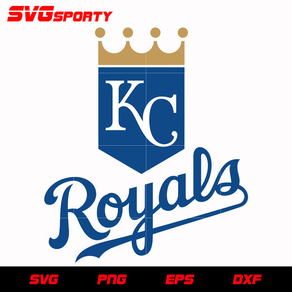 Kansas City Royals Logo 2 svg, mlb svg, eps, dxf, png, digital