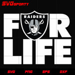 Las Vegas Raiders For Life svg, nfl svg, eps, dxf, png, digital file