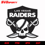 Las Vegas Raiders Shield Logo svg, nfl svg, eps, dxf, png, digital file