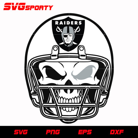 Las Vegas Raiders Skull Helmet svg, nfl svg, eps, dxf, png, digital file