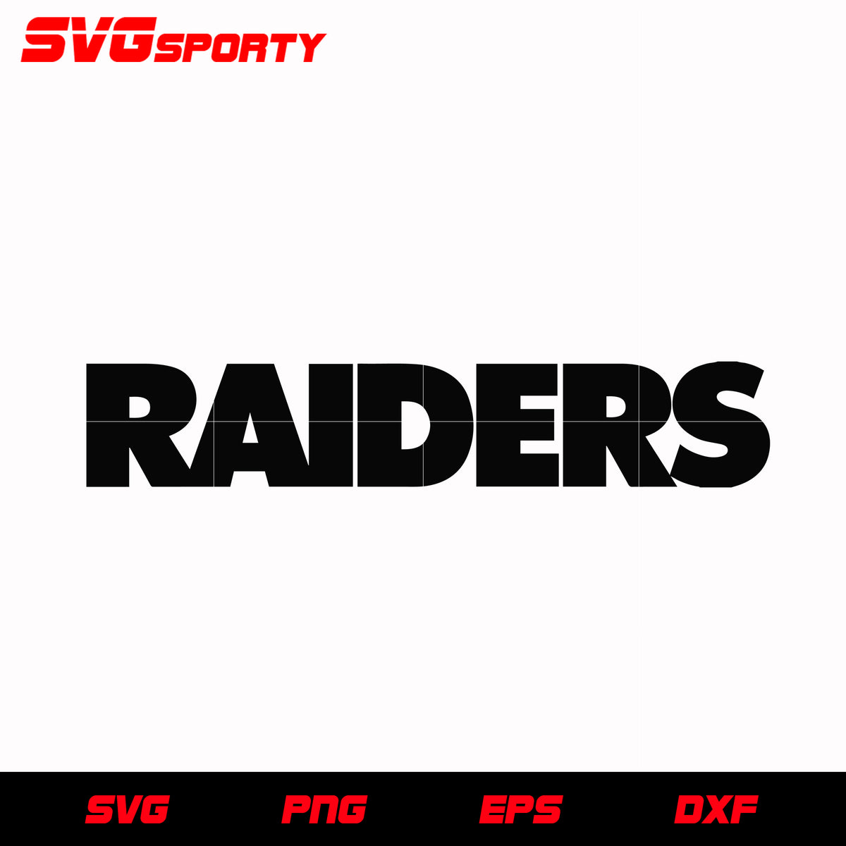 Las Vegas Raiders Text Logo 2 svg, nfl svg, eps, dxf, png, digital fil ...