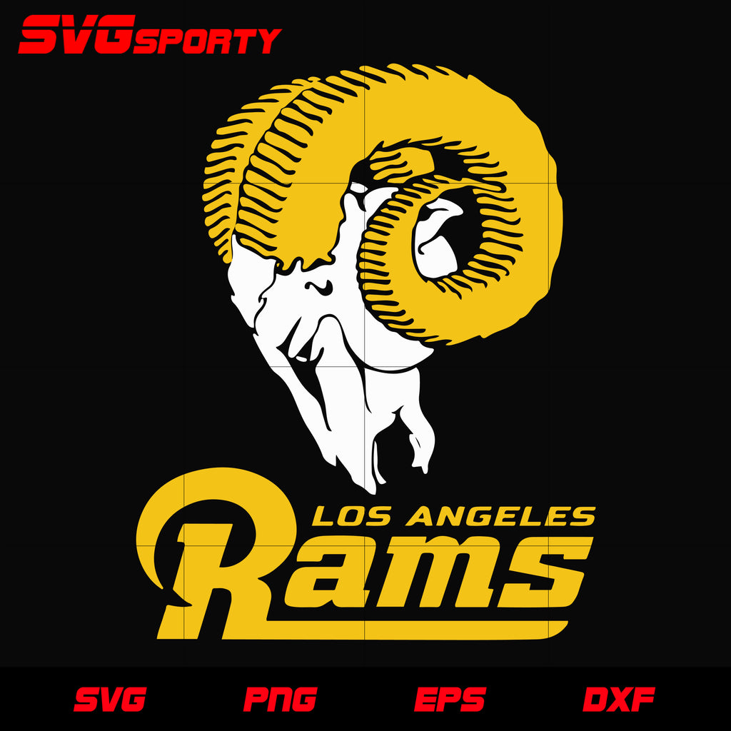 La Rams Logo Dxf Los Angeles Rams 2 svg, nfl svg, eps, dxf, png, digital file – SVG Sporty