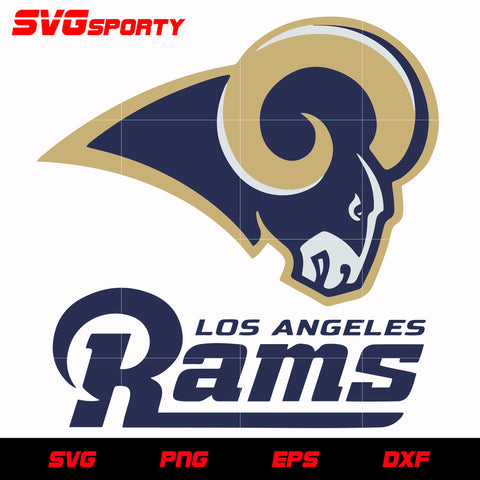 Los Angeles Rams Logo Design svg, nfl svg, eps, dxf, png, digital file