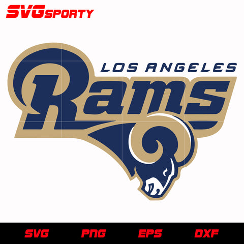 Los Angeles Rams Logo svg, nfl svg, eps, dxf, png, digital file