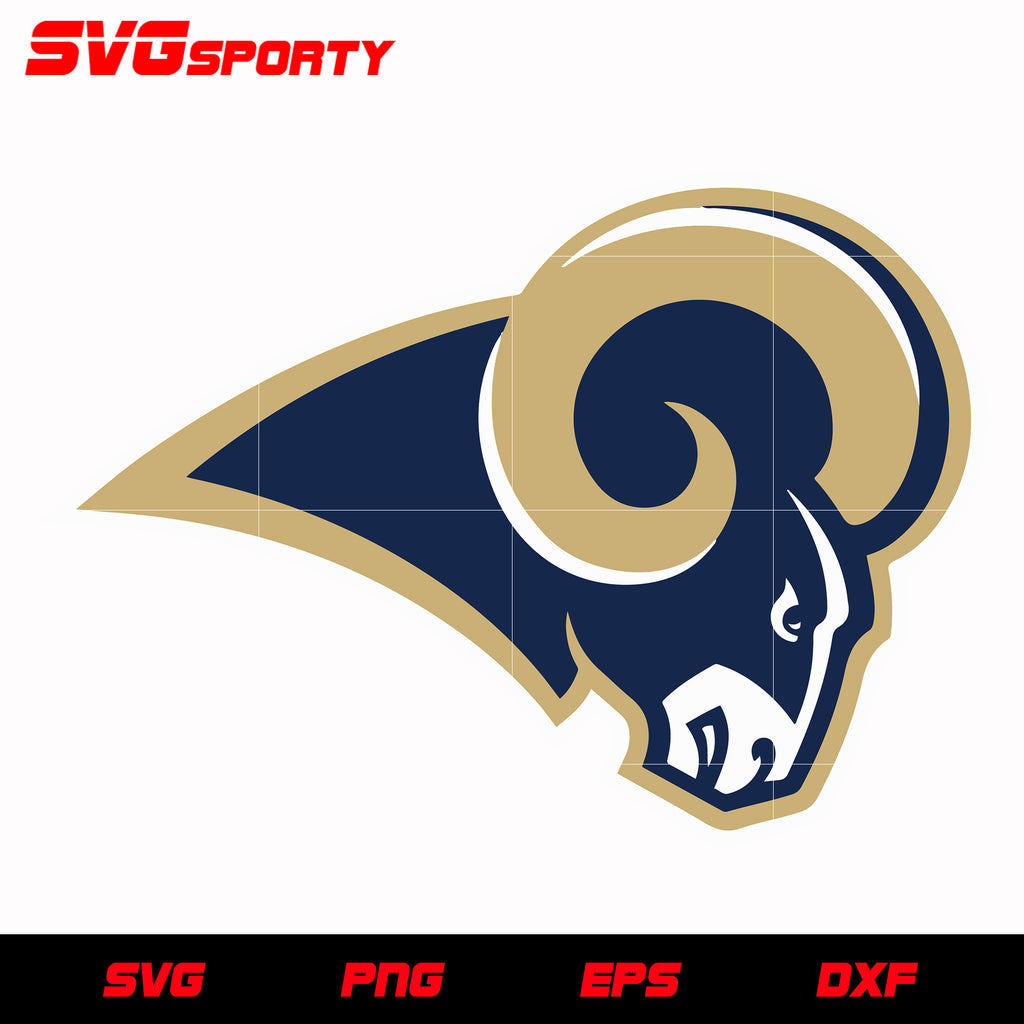 Los Angeles Rams Mascot svg, nfl svg, eps, dxf, png, digital file – SVG  Sporty