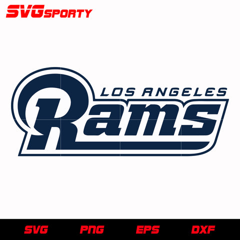 La Rams Logo Dxf Los Angeles Rams - NFL Football Team vector in the SVG file format for ...