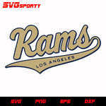 Los Angeles Rams Text svg, nfl svg, eps, dxf, png, digital file