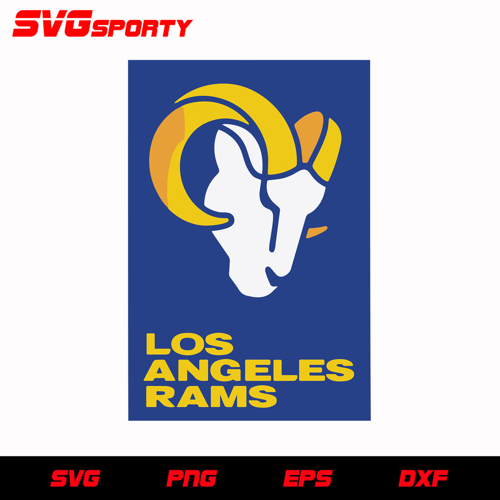 Los Angeles Rams svg, nfl svg, eps, dxf, png, digital file – SVG Sporty