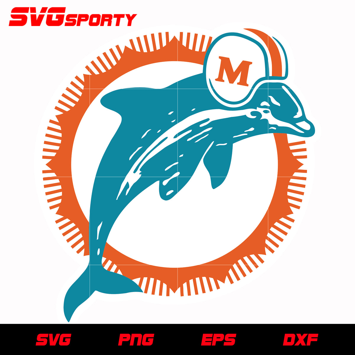 Miami Dolphins Football 2 svg, nfl svg, eps, dxf, png, digital file ...