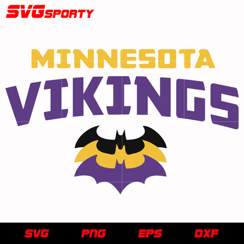 Minnesota Vikings 2 svg, nfl svg, eps, dxf, png, digital file