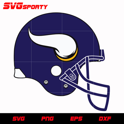 Minnesota Vikings Helmet svg, nfl svg, eps, dxf, png, digital file