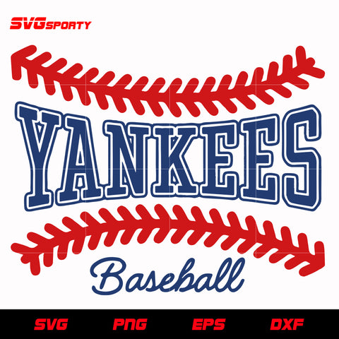 New York Yankees Baseball 2 SVG, mlb svg, eps, dxf, png, digital file