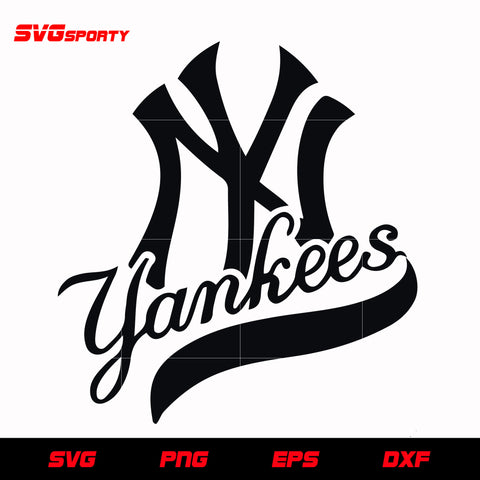 New York Yankees Logo svg, mlb svg, eps, dxf,  png, digital file