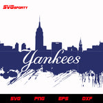 New York Yankees SVG,  yankees svg, mlb svg, eps, dxf,  png, digital file