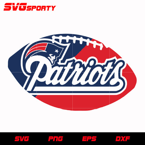 New England Patriots Ball 2 svg, nfl svg, eps, dxf, png, digital file