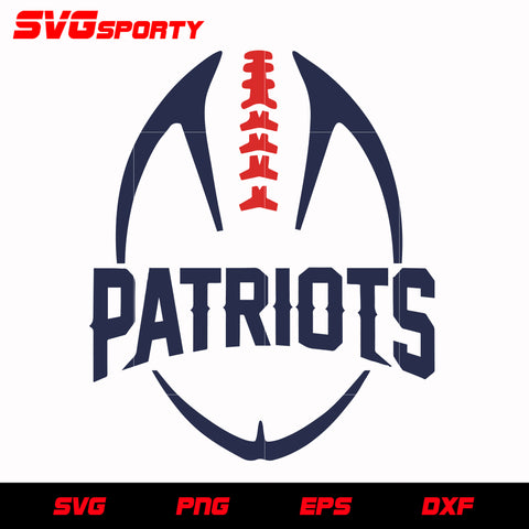 New England Patriots Ball svg, nfl svg, eps, dxf, png, digital file
