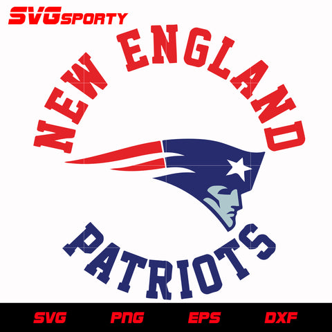 New England Patriots Circle 2 svg, nfl svg, eps, dxf, png, digital file