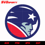 New England Patriots Circle 3 svg, nfl svg, eps, dxf, png, digital file