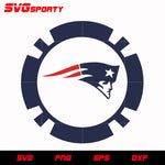 New England Patriots Circle svg, nfl svg, eps, dxf, png, digital file