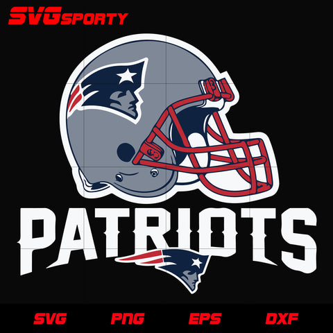 New England Patriots Helmet svg, nfl svg, eps, dxf, png, digital file