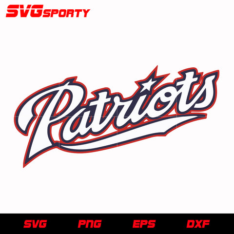 New England Patriots Text svg, nfl svg, eps, dxf, png, digital file