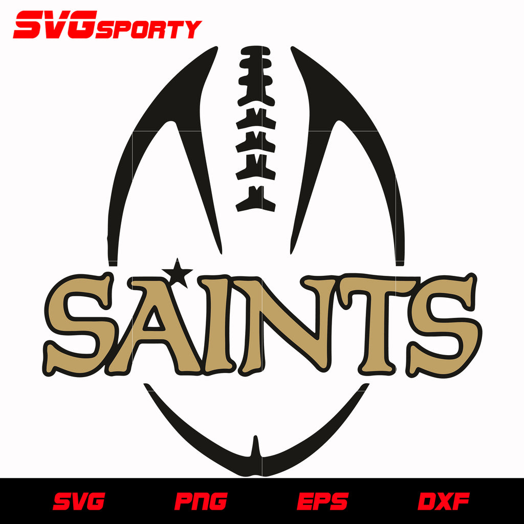 New Orleans Saints Circle Logo 2 svg, nfl svg, eps, dxf, png, digital – SVG  Sporty