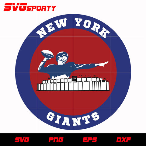 New York Giants Circle Logo 3 svg, nfl svg, eps, dxf, png, digital file