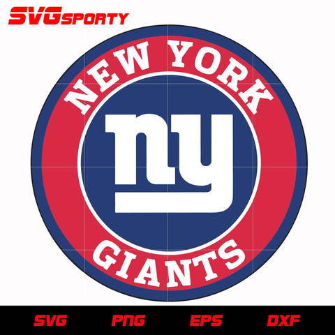 New York Giants Circle Logo svg, nfl svg, eps, dxf, png, digital file