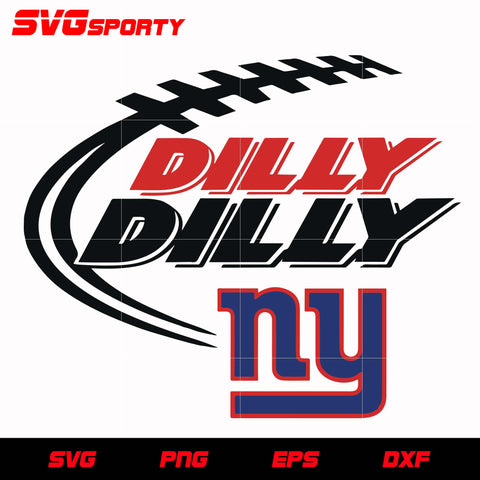 New York Giants Dilly Dilly NY svg, nfl svg, eps, dxf, png, digital file