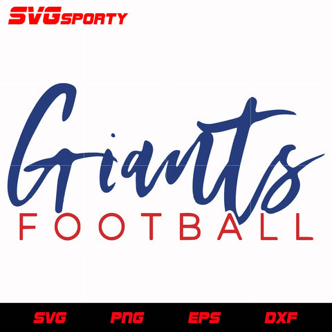 New York Giants Football Text svg, nfl svg, eps, dxf, png, digital file
