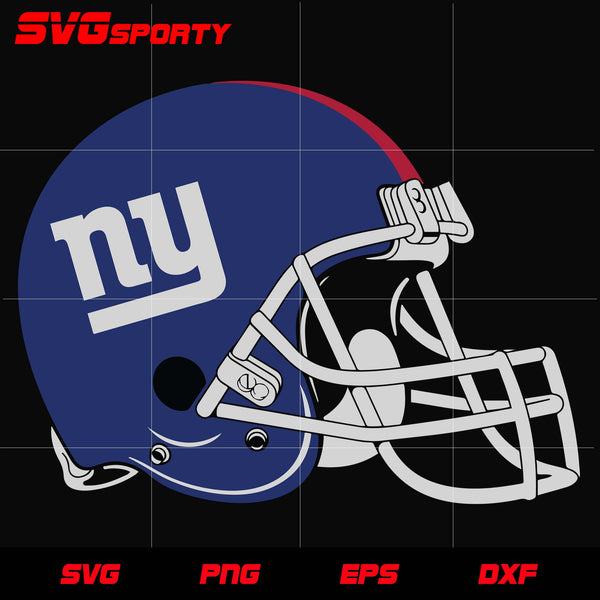 New York Giants Helmet svg, nfl svg, eps, dxf, png, digital file – SVG Sporty