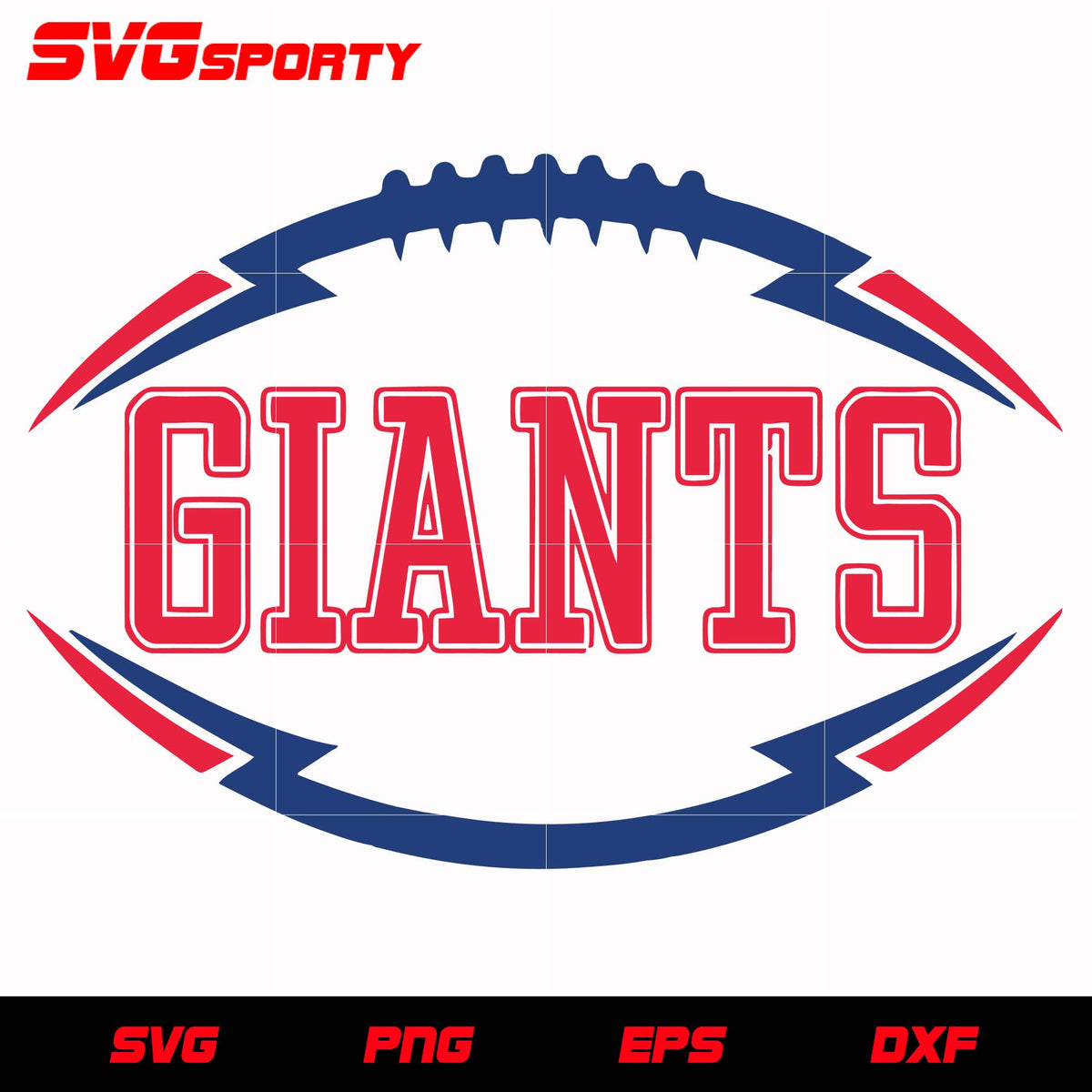 New York Giants Logo Ball Svg, Nfl Svg, Eps, Dxf, Png, Digital File – Svg  Sporty