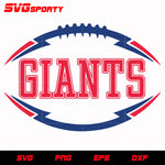 New York Giants Logo Ball svg, nfl svg, eps, dxf, png, digital file